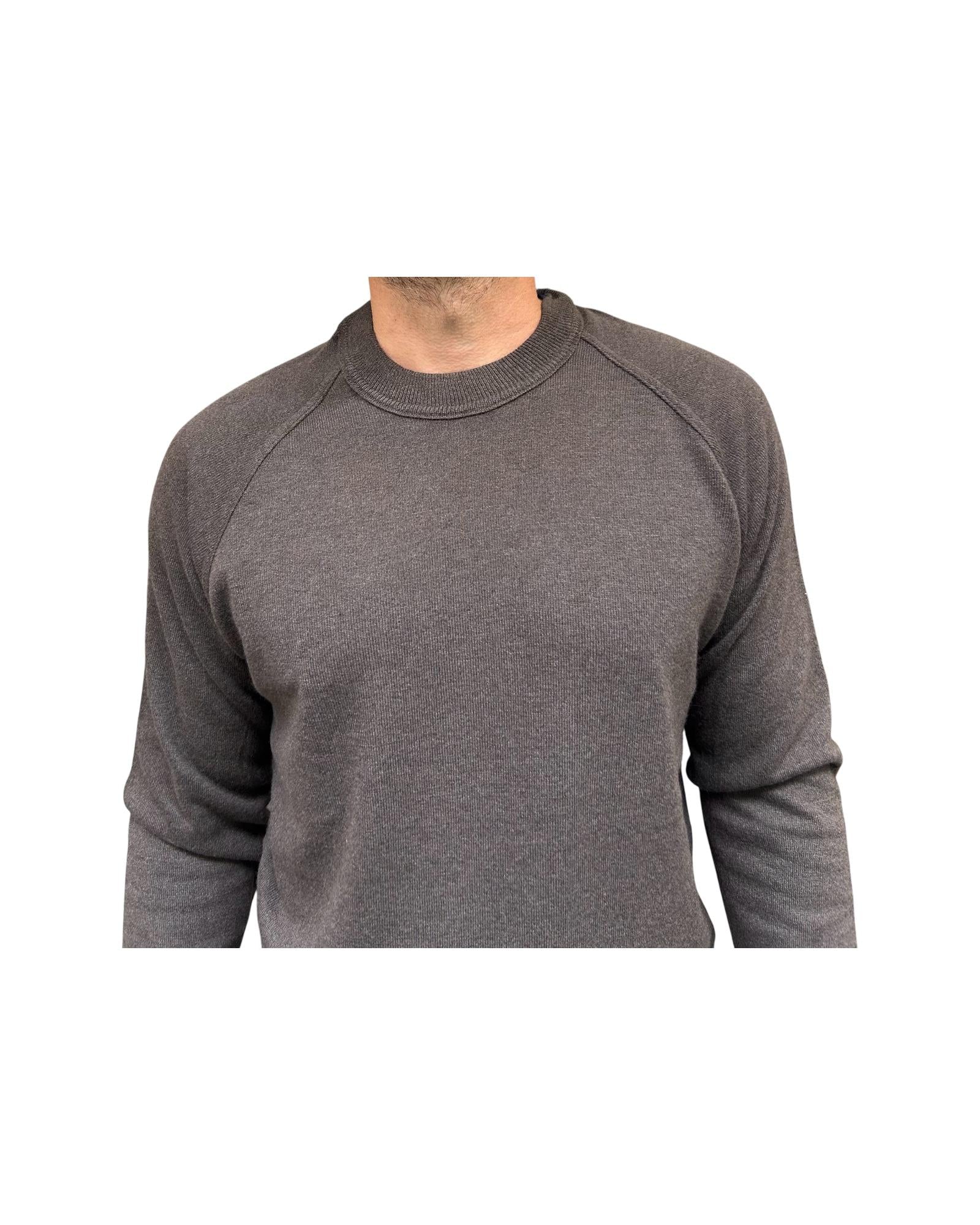 Maglione taglio felpa Dark brown W9009 DARK BROWN BL'KER 