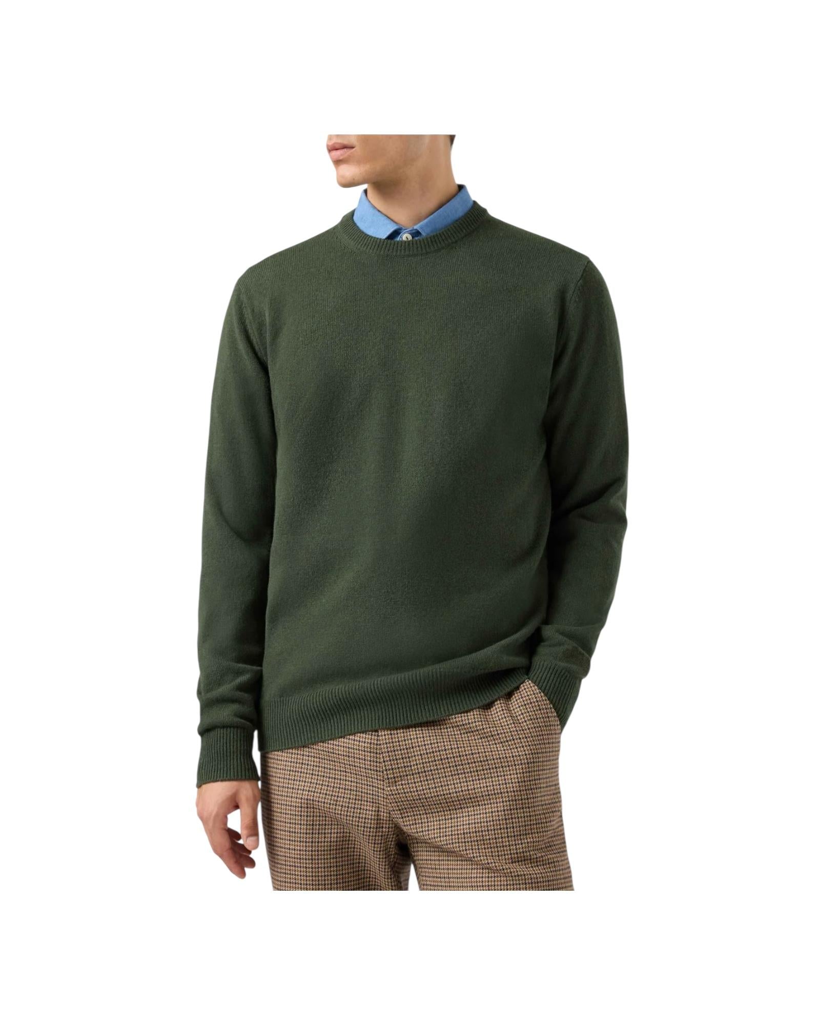 Maglione Regent in lambswool Military REGE011 00011I MC2 SAINT BARTH 
