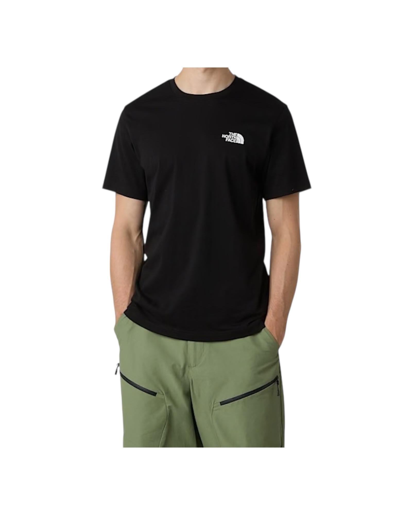 T-shirt Simple Dome Black NF0A87NG BLACK THE NORTH FACE 