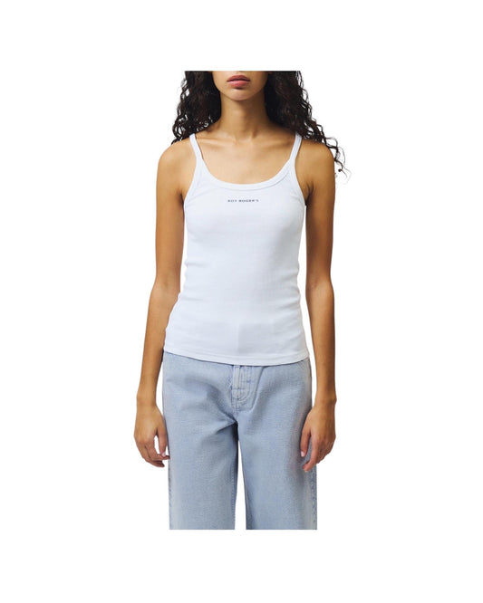 Tank Top in cotone Optic white RND90299CR76XXXX C0014 ROY ROGER'S 