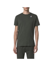 T-shirt traspirante con design ripiegabile Green blackish