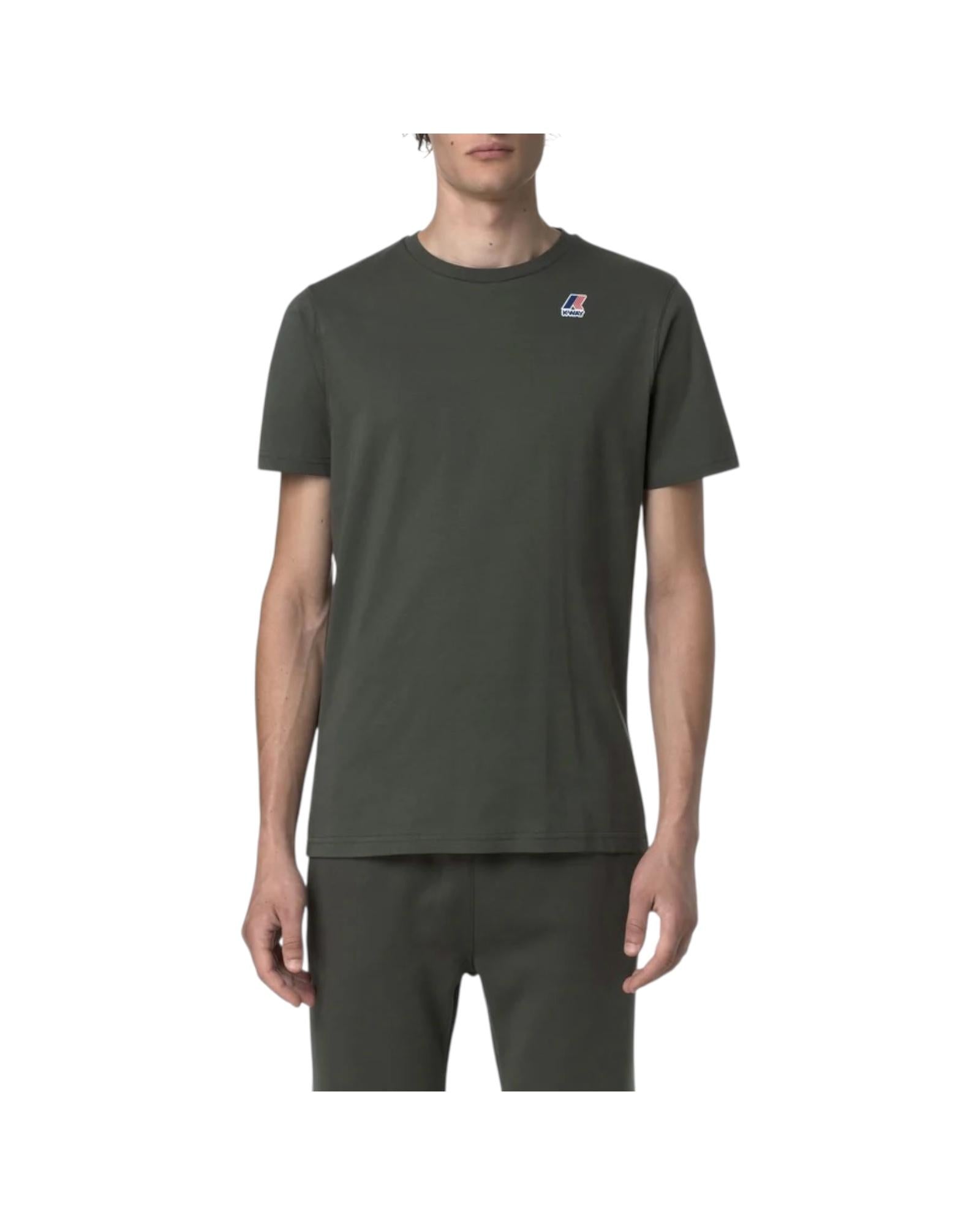 T-shirt traspirante con design ripiegabile Green blackish K7142KW WMR K-WAY 