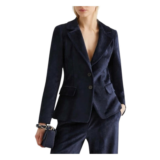 Blazer monopetto in velluto a coste Blu IDALIO 003 MARELLA 