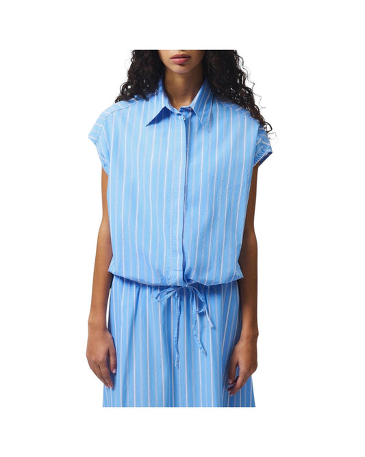 Camicia Tide in popeline a righe RND90275CQ450124 C0344 ROY ROGER'S 