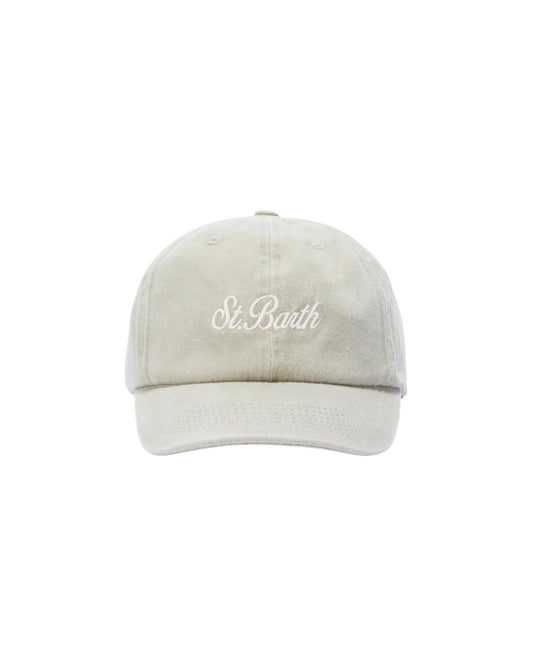 Cappellino Davis con ricamo Saint Barth Beige DAS0004 07566L MC2 SAINT BARTH 