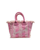 Borsa Colette a righe rosa