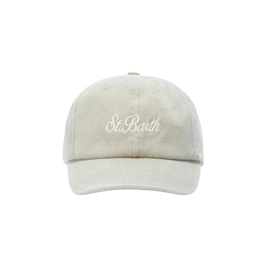 Cappellino Davis con ricamo Saint Barth Beige DAS0004 07566L MC2 SAINT BARTH 