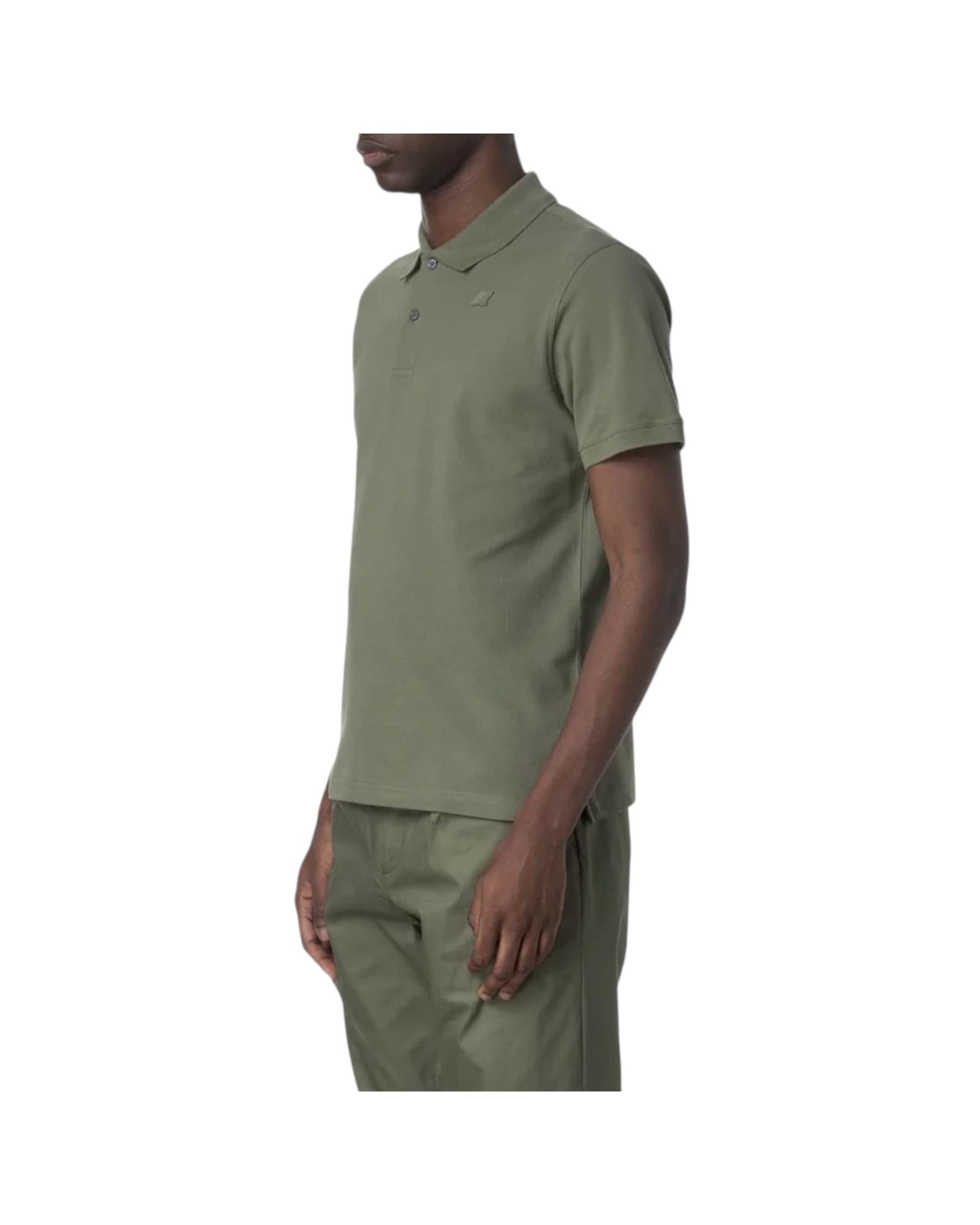 Polo piquet Green lichen K5127BW V15 K-WAY 