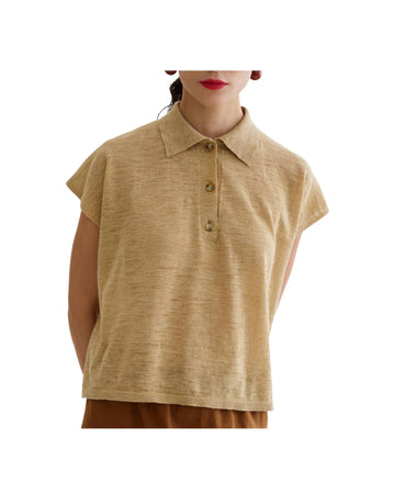 Polo misto lino Canapa M49 926 214 FLOOR 
