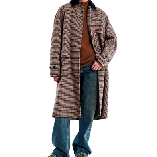 Cappotto a quadri Moro TF0017 MORO VICOLO 