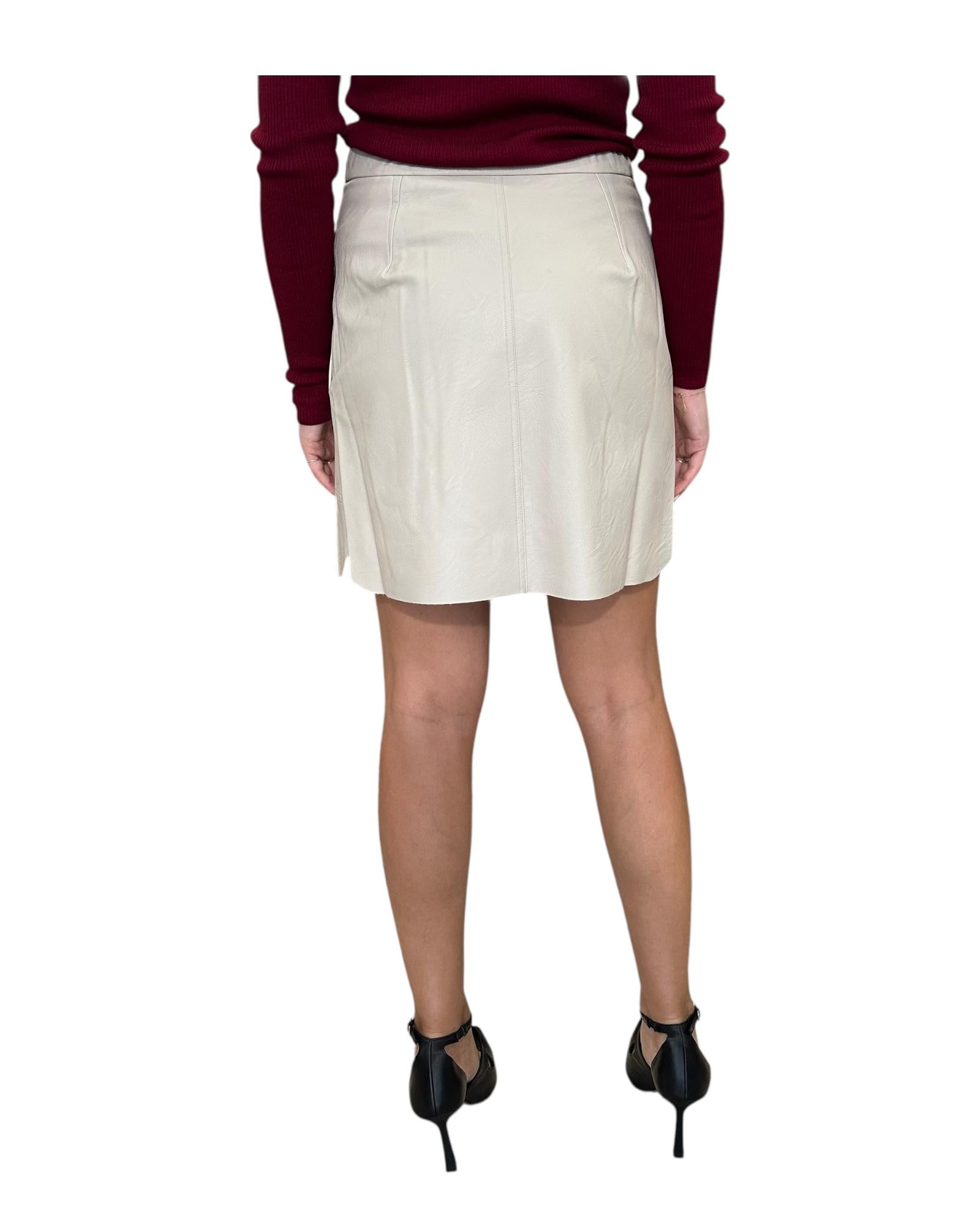 Gonna effetto pelle Sesamo G07 856 250 Floor 