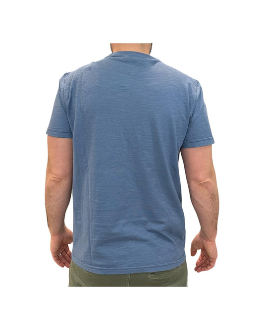 T-shirt Uomo Casco Bay Fiammata royal 1001 ROYAL BL'KER 