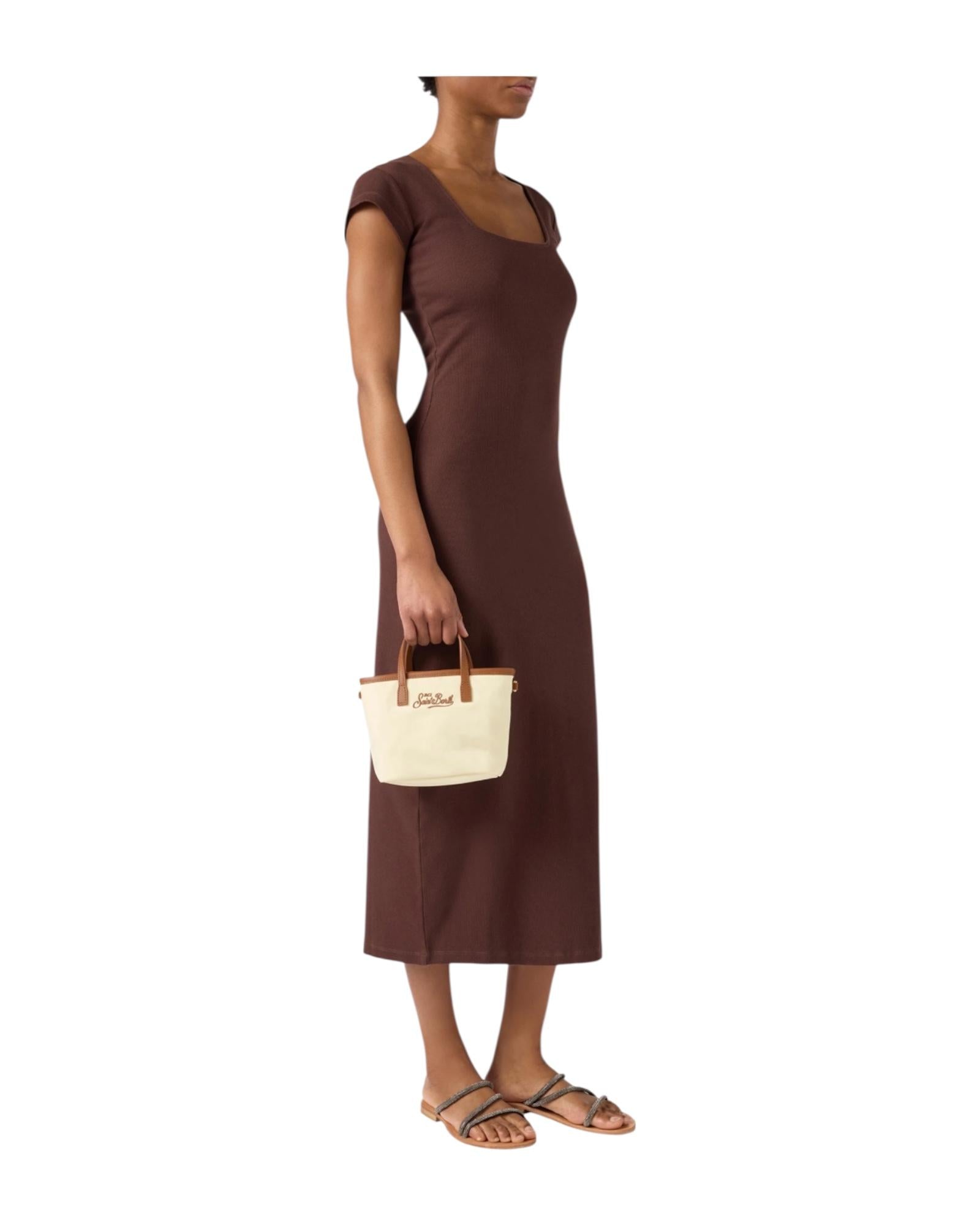 Borsa City Mini in nylon Panna CB0005 01818L MC2 SAINT BARTH 
