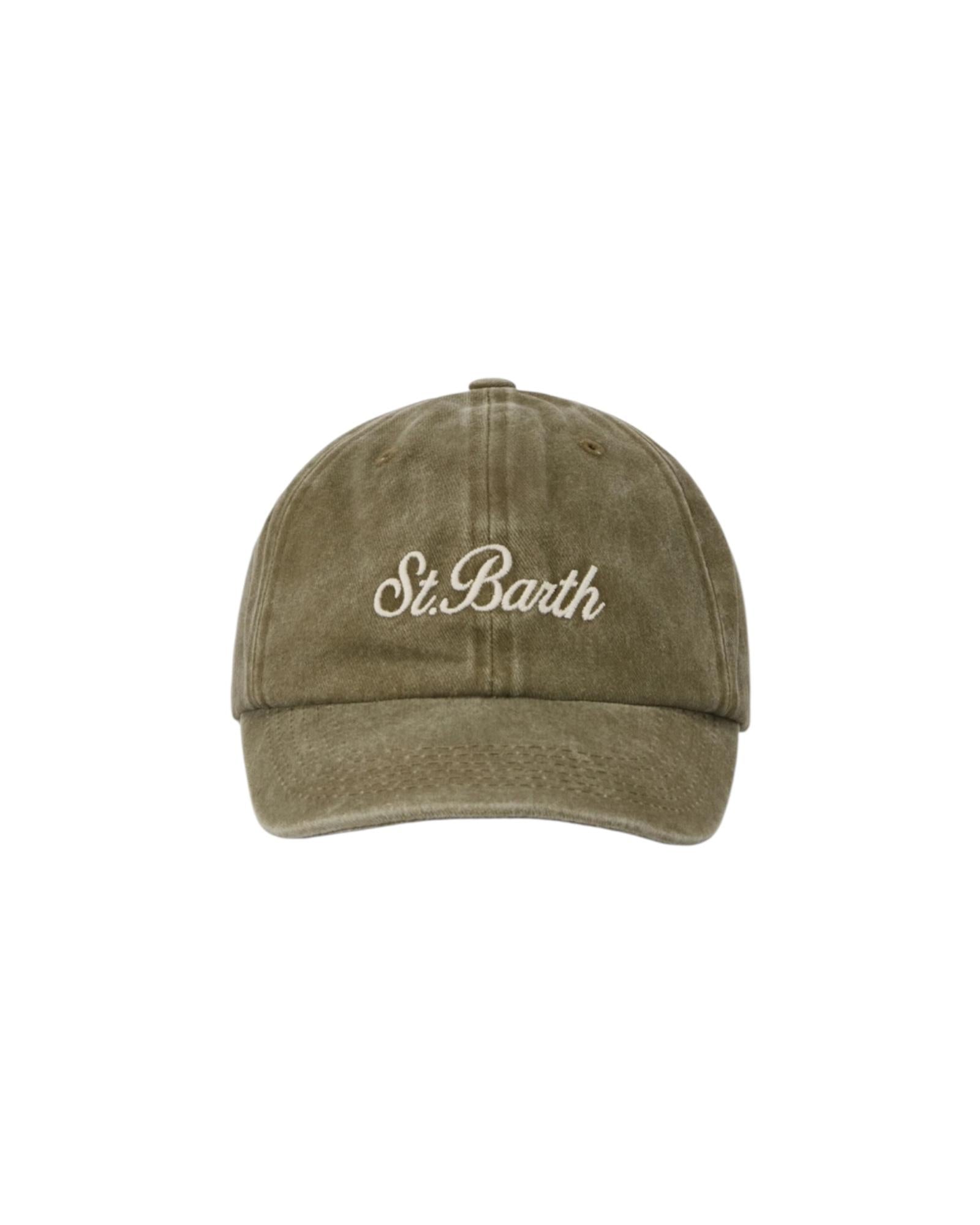 Cappellino Davis con ricamo Saint Barth Verde DAS0004 00892L MC2 SAINT BARTH 