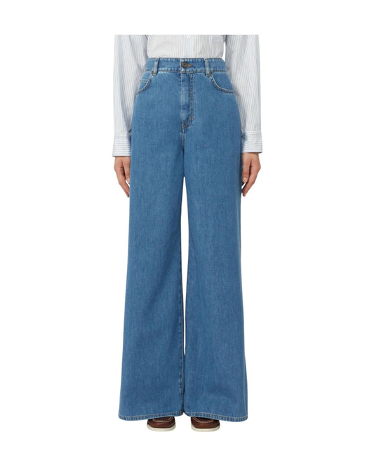 Jeans in denim morbido di cotone VEGA 002 MAX MARA WEEKEND 