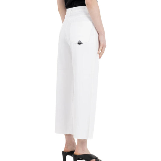 Jeans Rita Cropped Old reverse Optic white RND043P4352716 C0014 ROY ROGER'S 