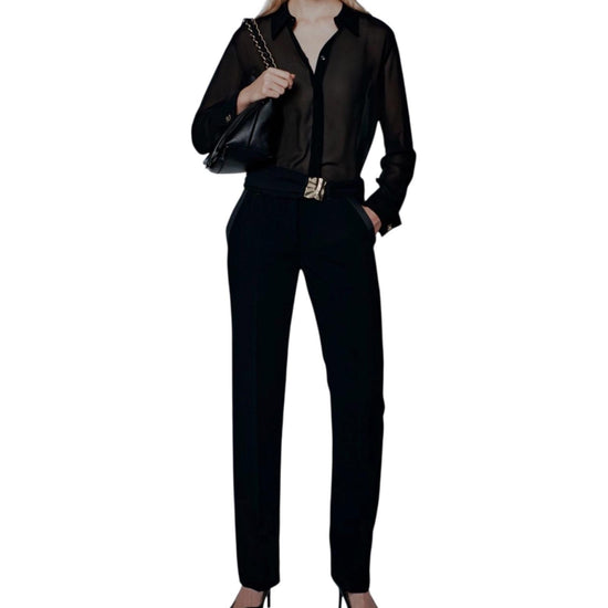 Camicia in georgette Nero ARCA 002 MARELLA 