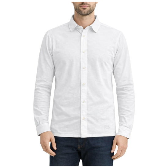 Camicia uomo Seaport fiammata White 6503 WHITE BL'KER 