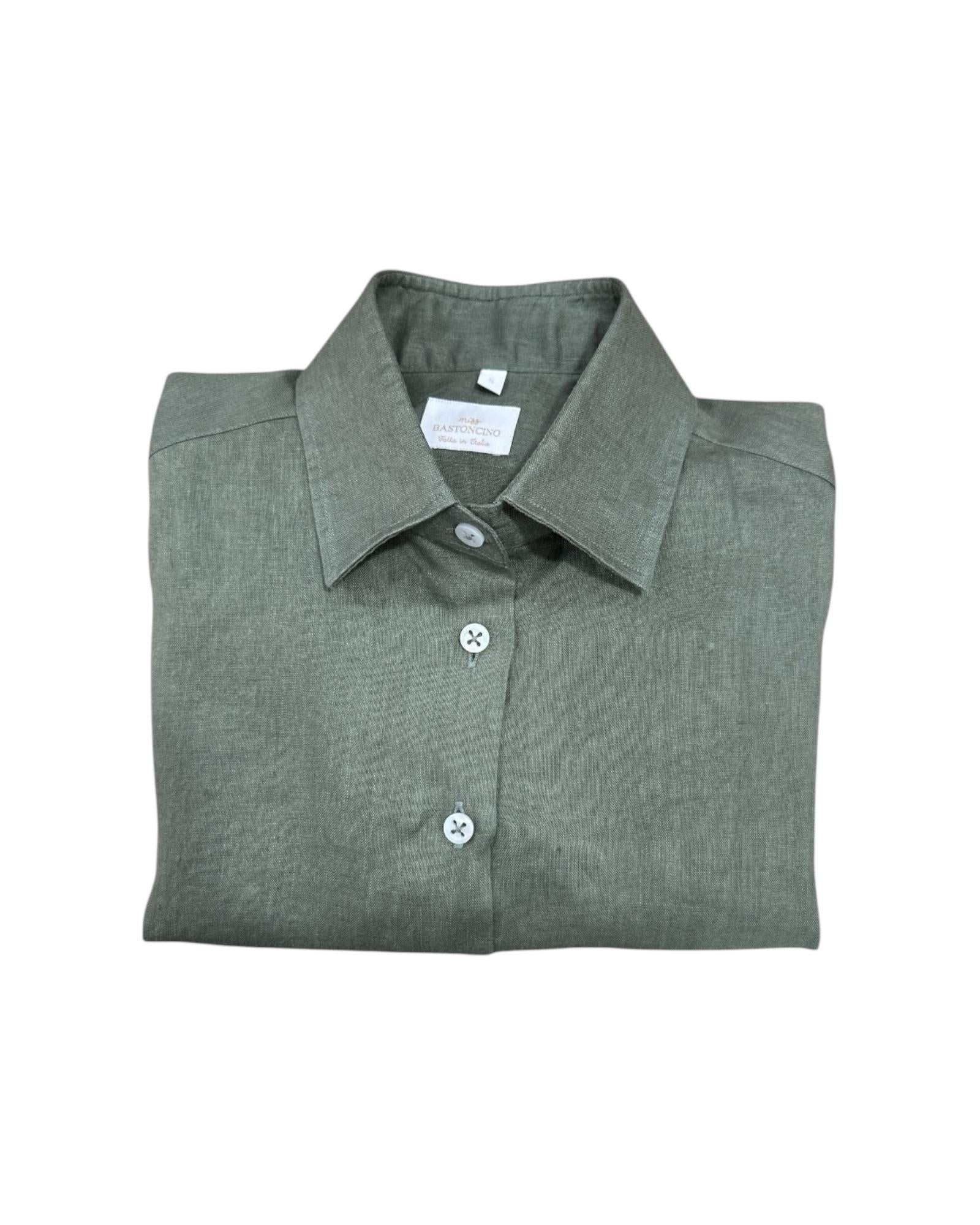 Camicia New Paola Donna in lino D050 PAOLA 10 BASTONCINO