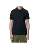 Amedee Pique solid color blue depth