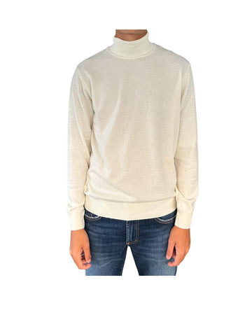 Dolcevita in lana e cashmere Bianco 00G50155M 301 MONTECHIARO 