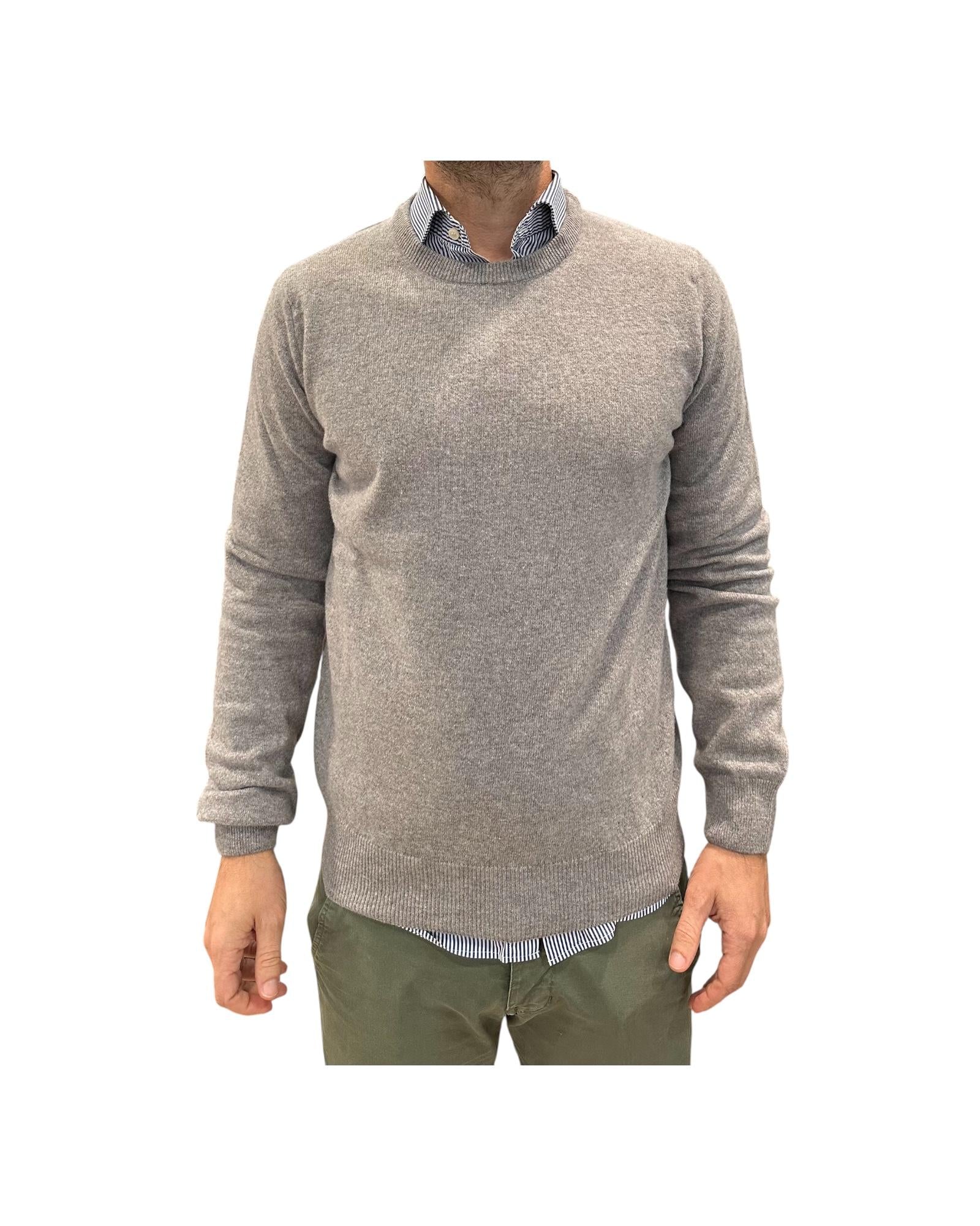 Maglione girocollo Grigio 15055T 114 RETOIS