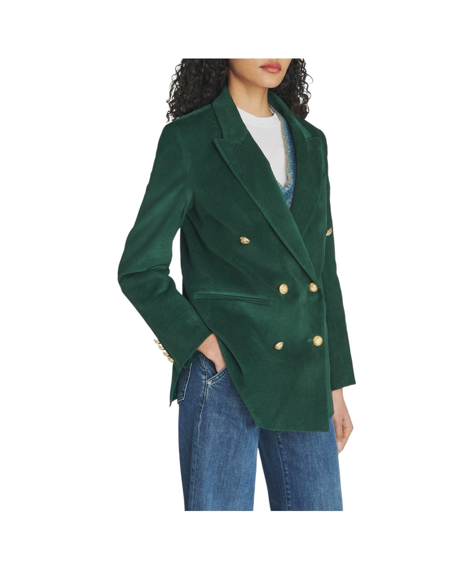 Blazer Doppiopetto in velluto liscio Bottle RND391CN60XXXX C0188 ROY ROGER'S 