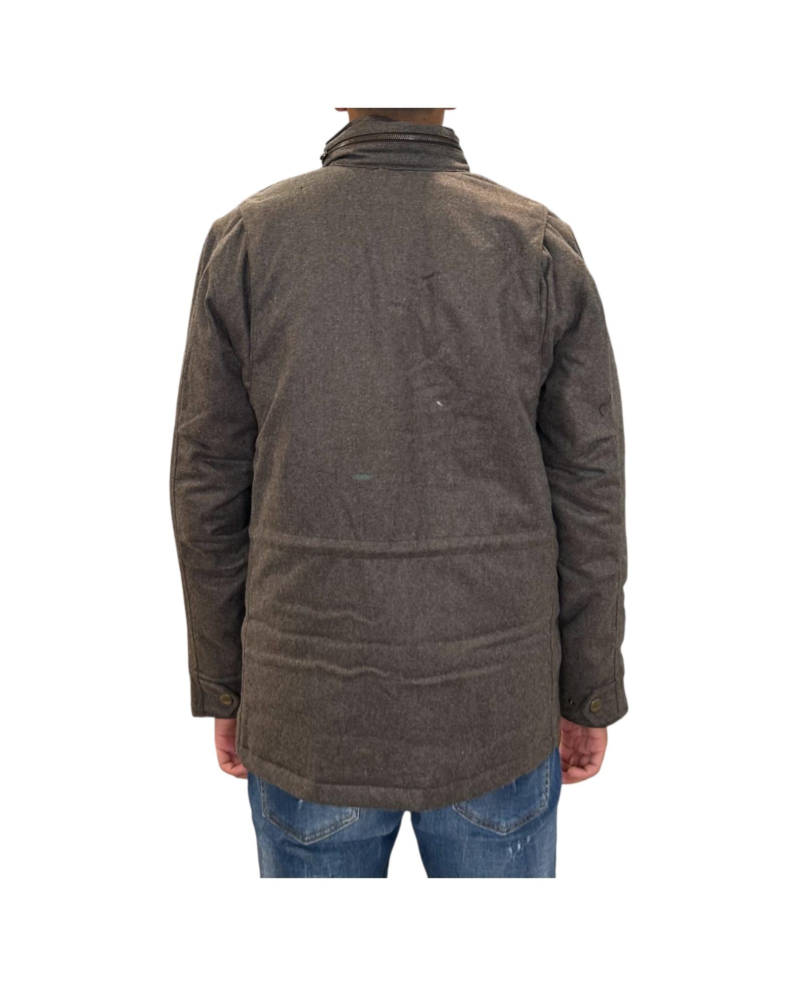 Field Jacket in lana Brown W5011 BROWN BL'KER 