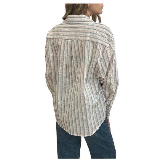 Camicia Over a righe CFW Q042 030 HAVEONE 