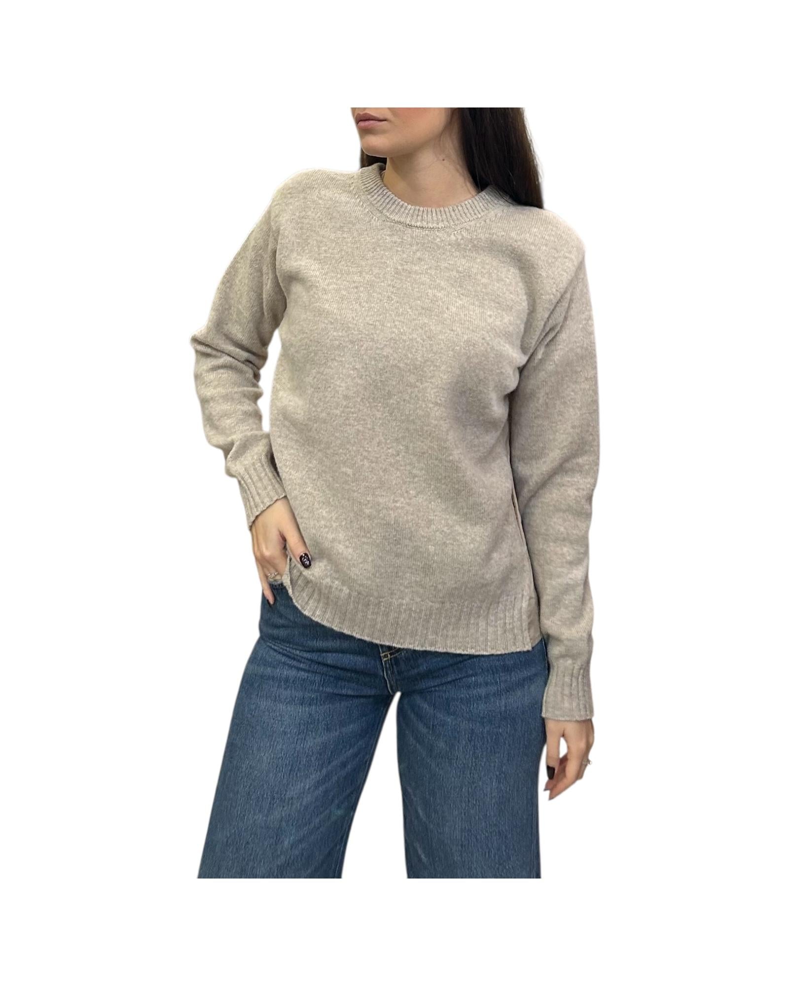 Maglione girocollo con taffetà Segale M17 810 252 Floor 