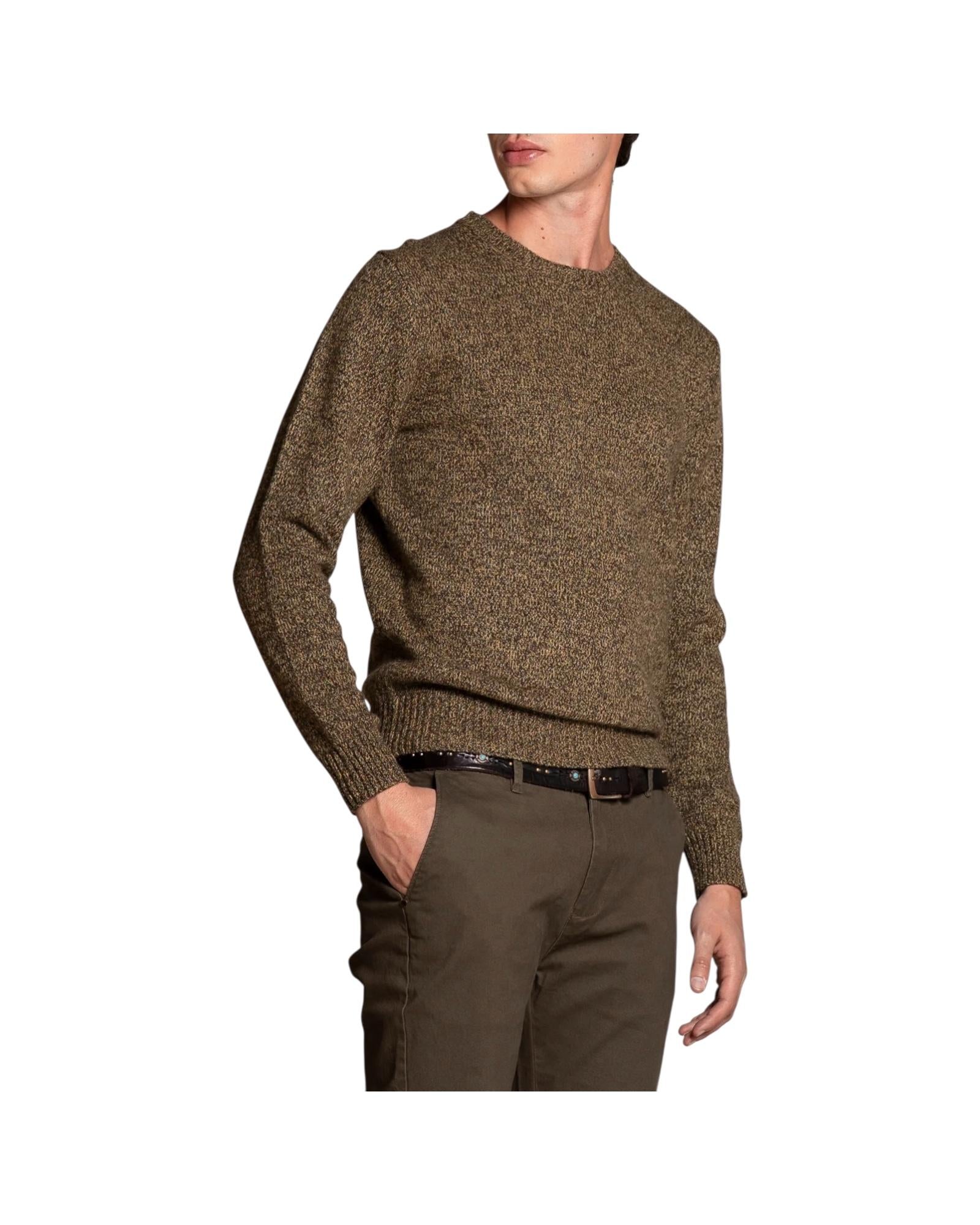 Maglione in moulinè Brown DUKE WN7C29 IMPURE 