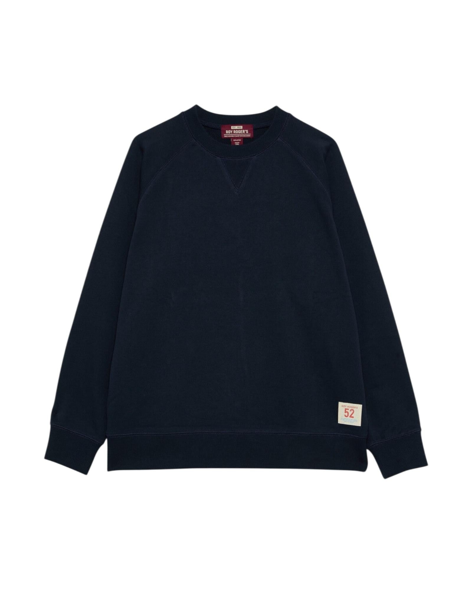 Felpa manica raglan Navy RRU199CQ993221 C0048 ROY ROGER'S 