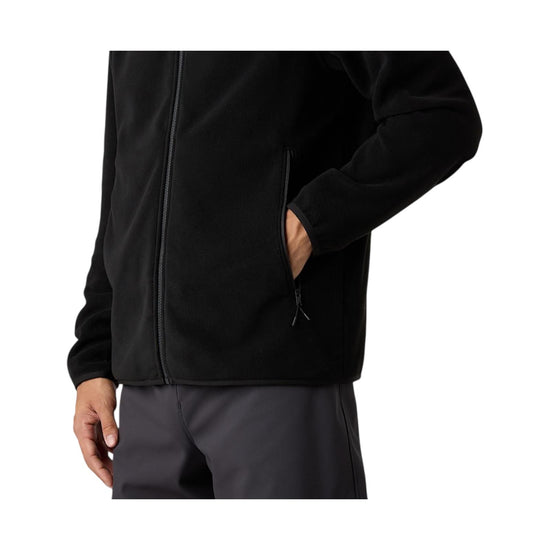 Pile Glacier con cerniera integrale uomo Black NF0A8D0R BLACK THE NORTH FACE 