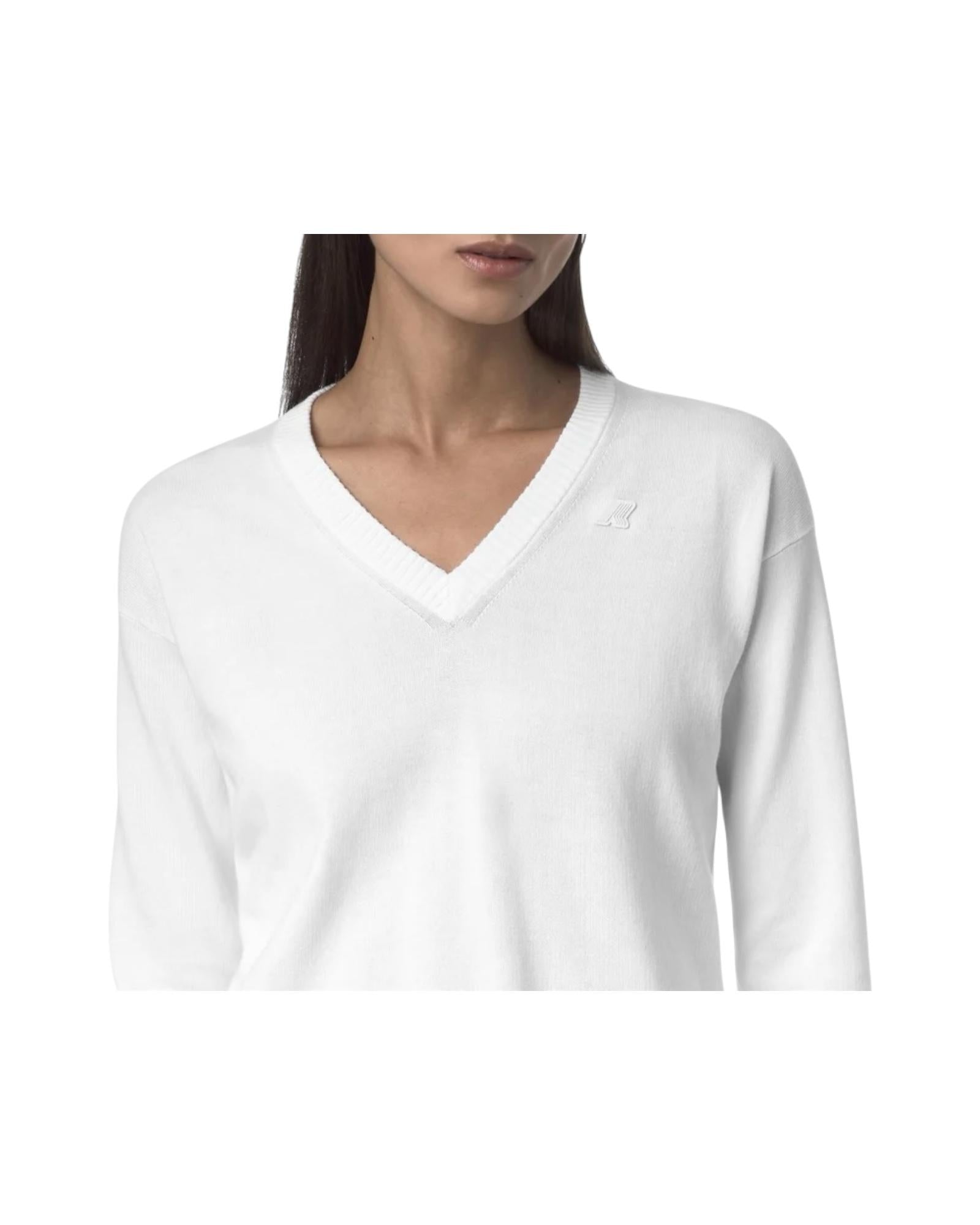 Maglione Adine white K2135SW 001 K-WAY 