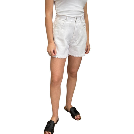 Short Girlfriend in lyocell Optic white RND107P4352716 C0014 ROY ROGER'S 