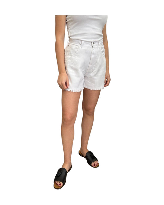 Short Girlfriend in lyocell Optic white RND107P4352716 C0014 ROY ROGER'S 