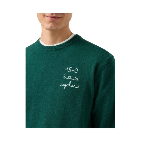 Maglione girocollo Heron Light con ricamo 15/0 battuta regolare! HER0024 03403I MC2 SAINT BARTH 