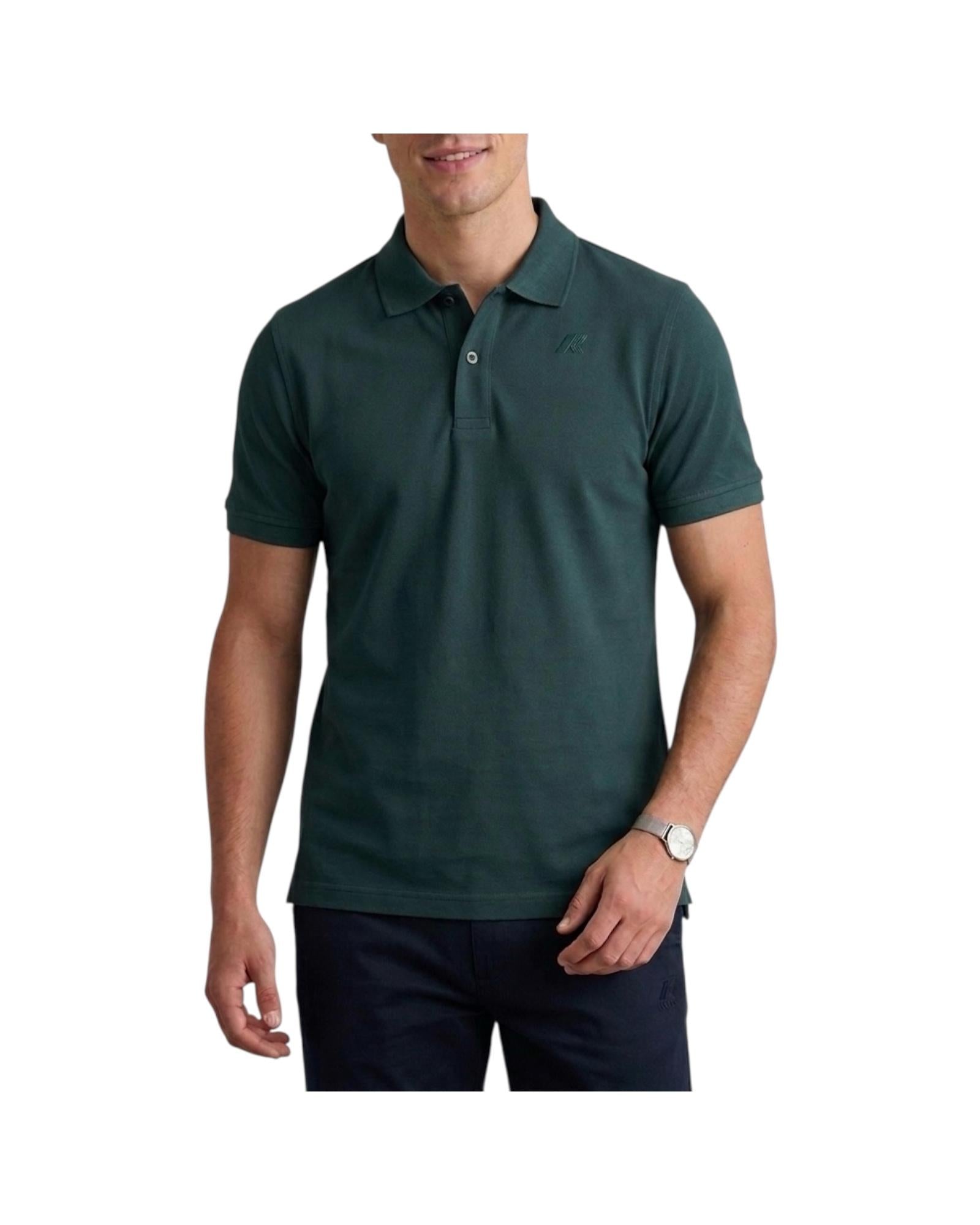 Polo piquet Green dk jungle K5127BW 228 K-WAY 
