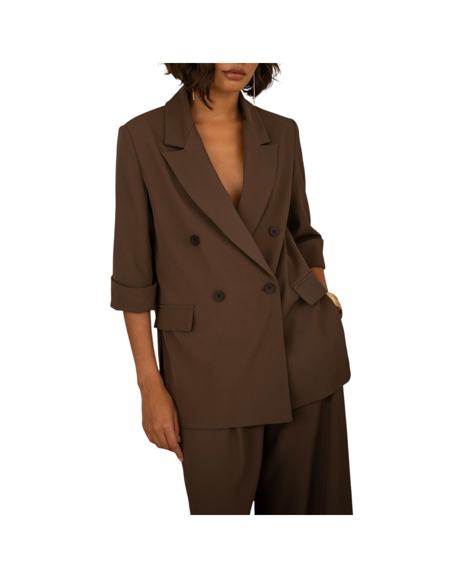 Blazer Doppiopetto Testa di moro M02N0018 TESTA DI MORO PHILIA LOFT 