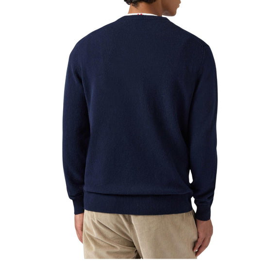 Maglione Regent in lambswool Blu REGE011 00063I MC2 SAINT BARTH 