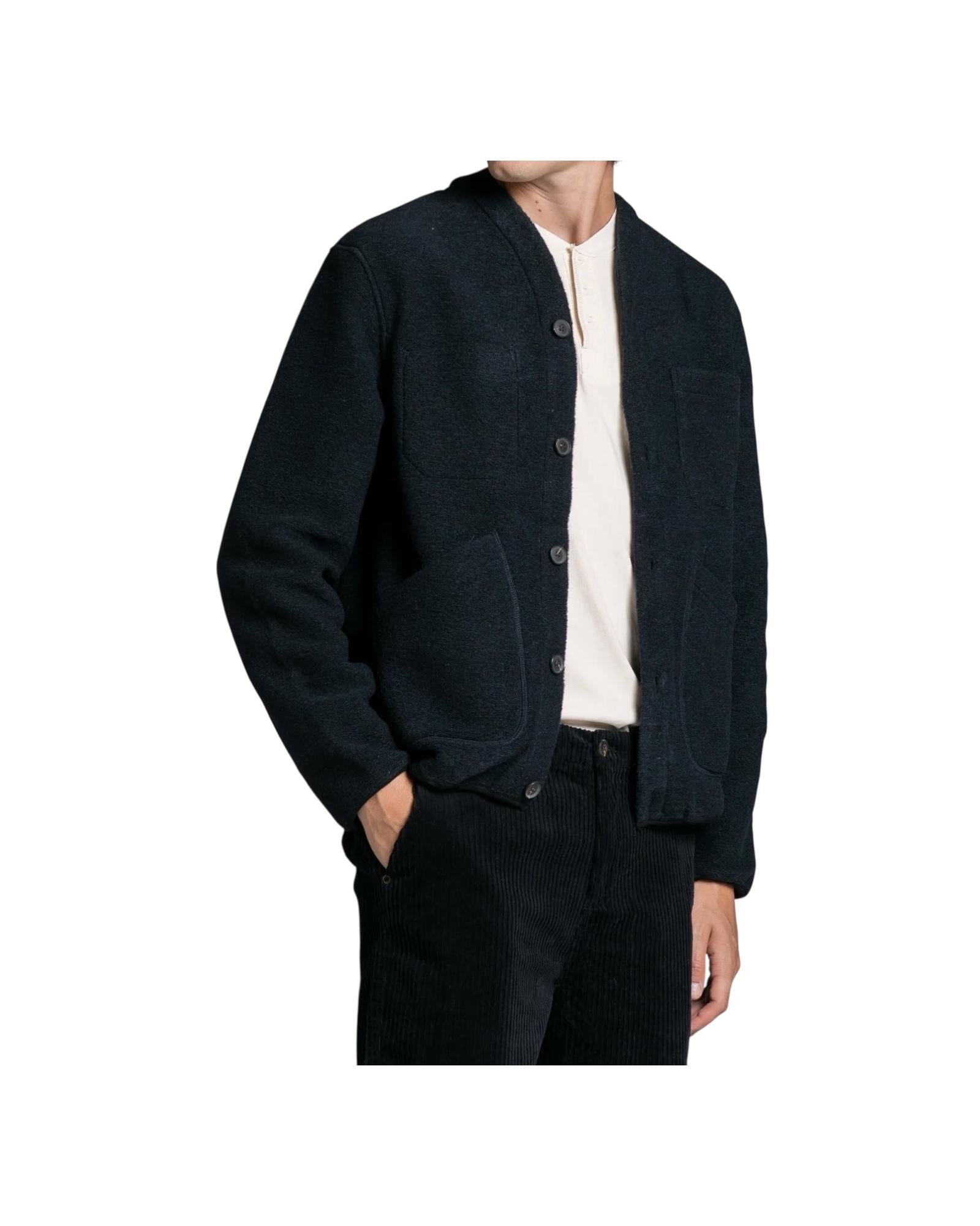 Cardigan Dover misto lana Navy DOVER MWBC01 IMPURE 