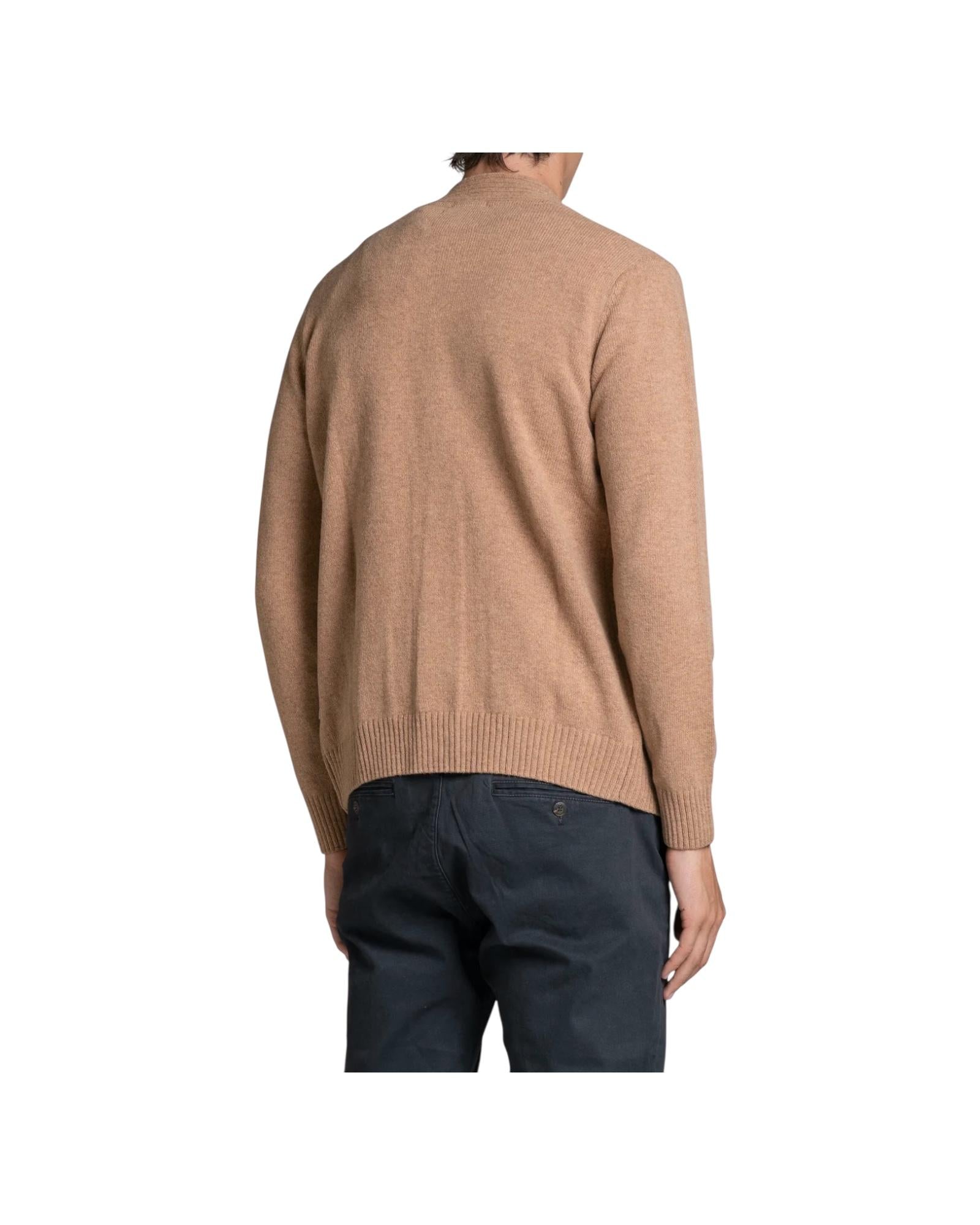 Cardigan Chad in lana Almond CHAD WN8244 IMPURE 