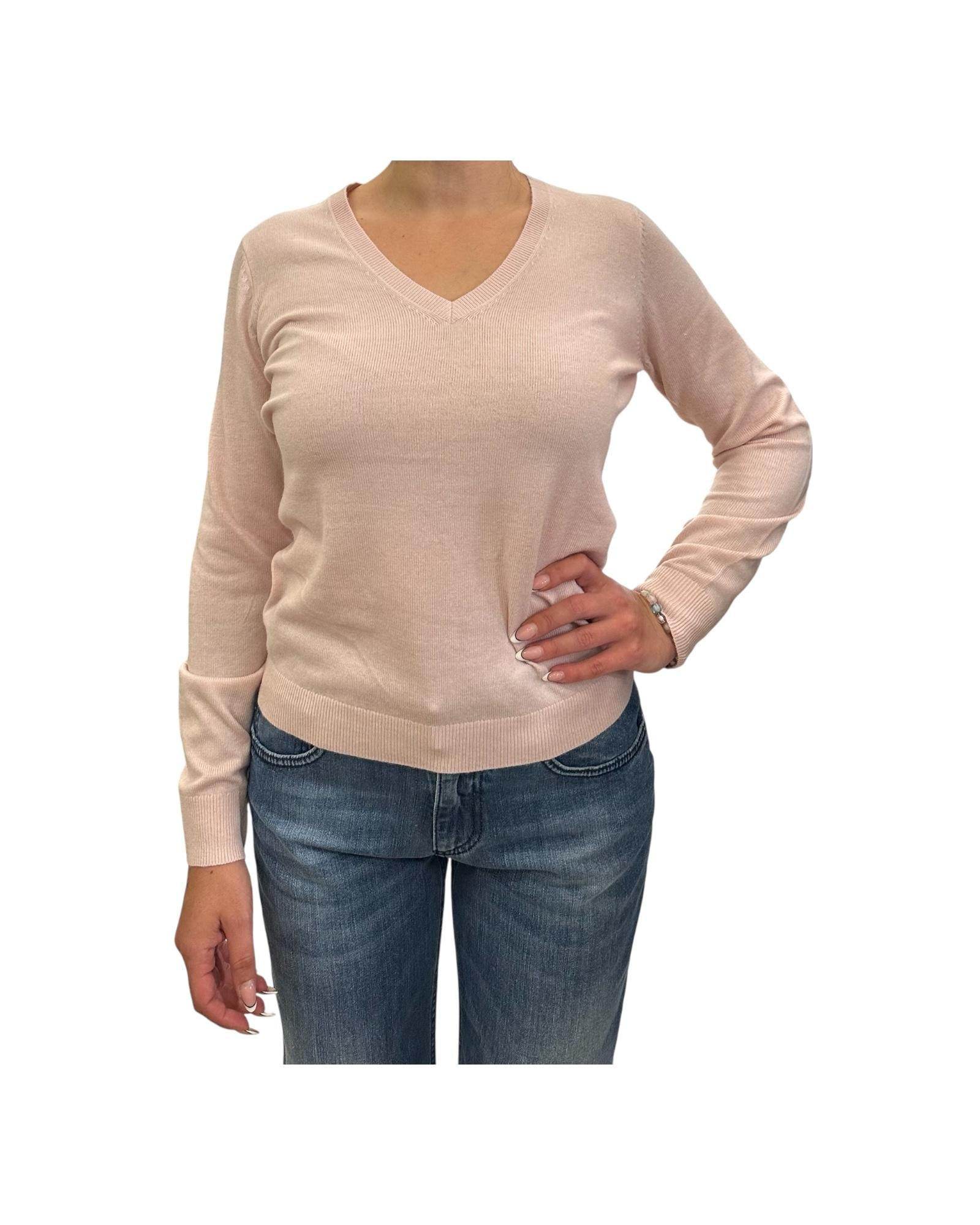 Maglione scollo a V Malva 97621 055 CAVALIERI MILANO 