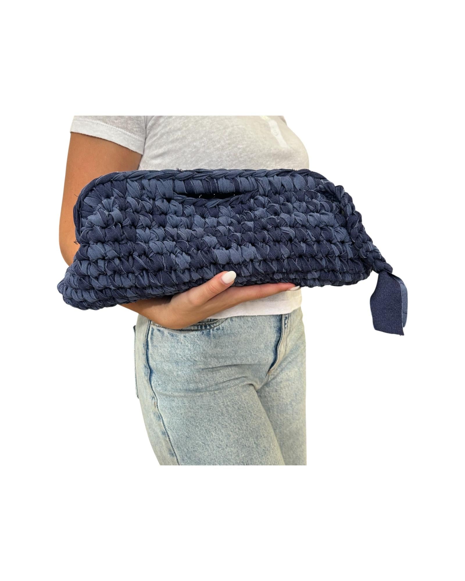 Clutch Bag Sofa grande Demin SOFA DENIM SOFALI'
