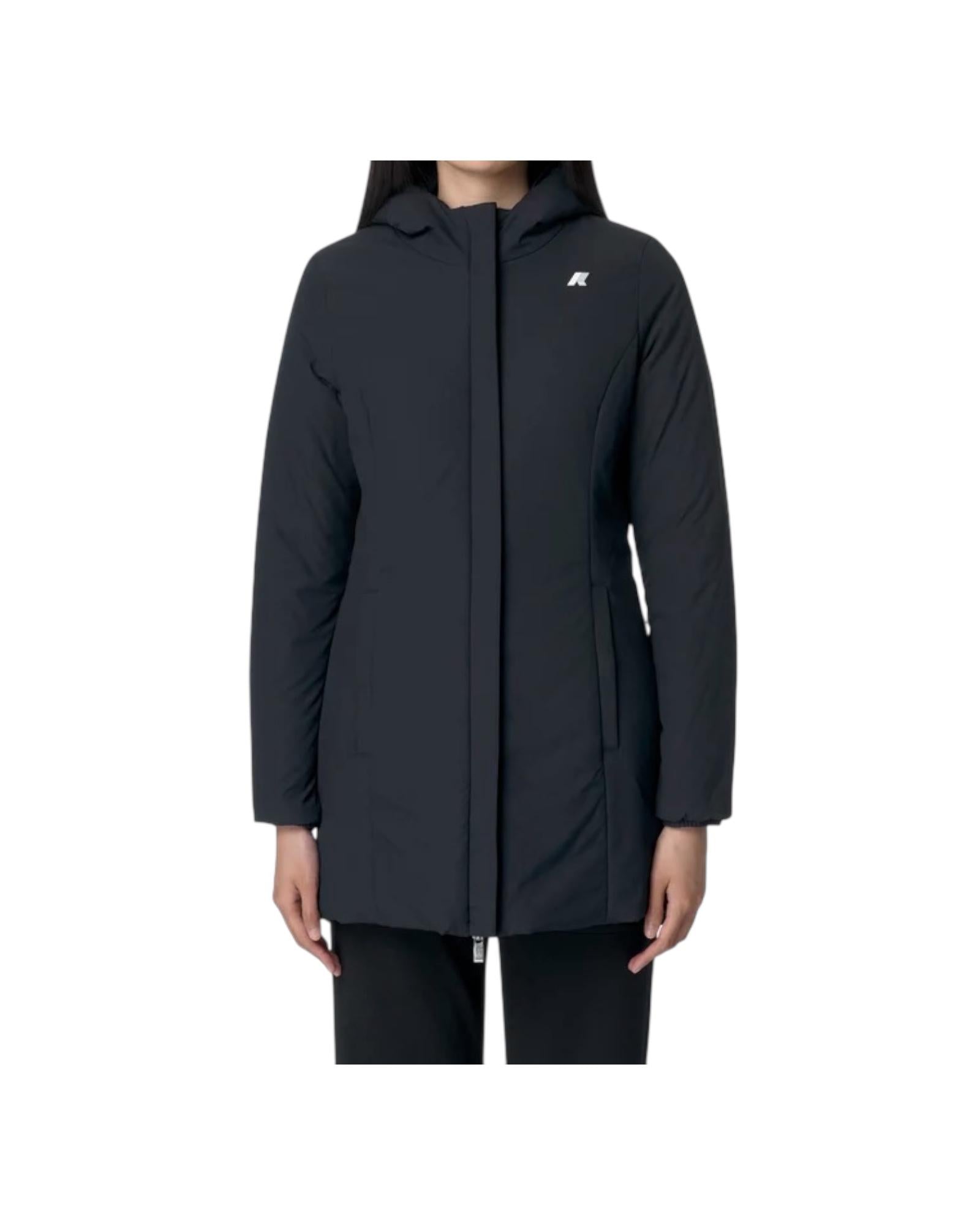 Giacca donna reversibile Black-Blue depth K6128UW A3C K-way 