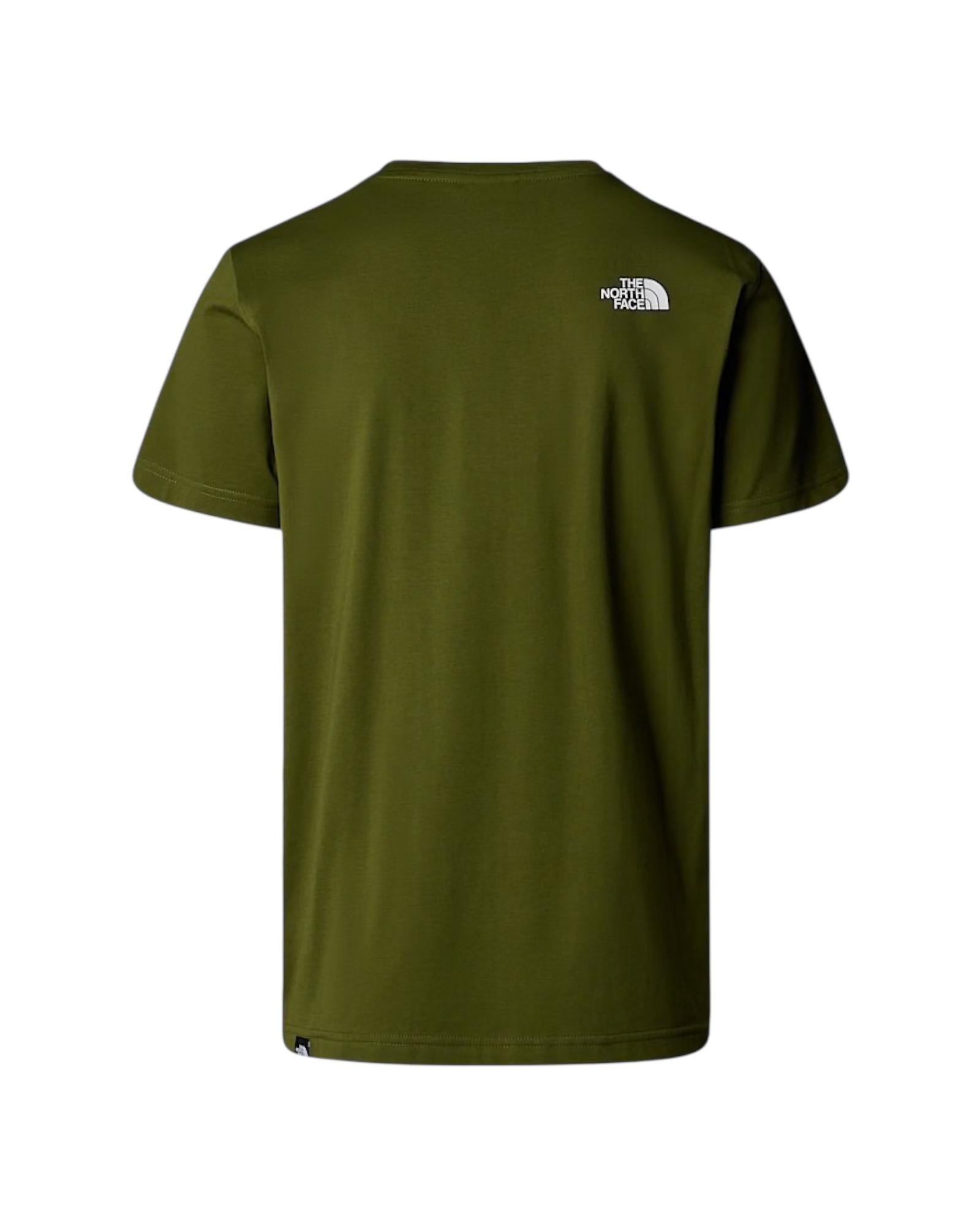 T-shirt Simple Dome Woodland green NF0A87NG WOODLAND GREEN THE NORTH FACE 