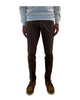 Pantalone New Rolf in gabardina Read leather