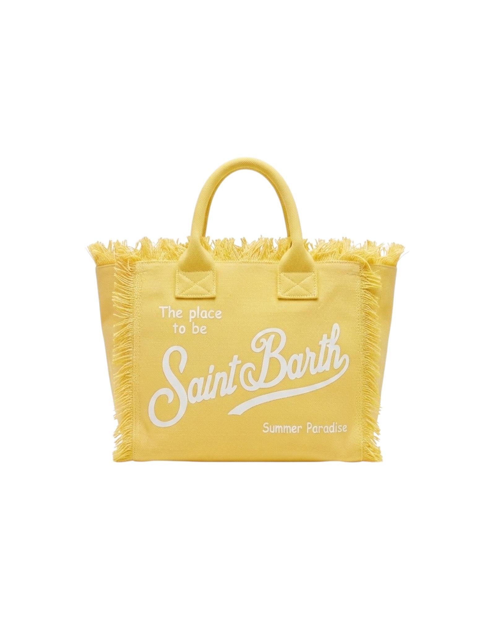 Borsa Colette in canvas Giallo COL0001 00766L MC2 SAINT BARTH 