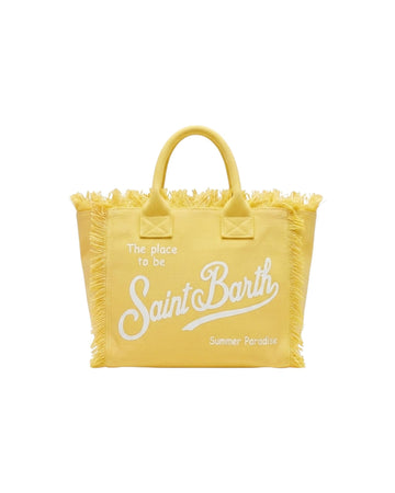 Borsa Colette in canvas Giallo COL0001 00766L MC2 SAINT BARTH 