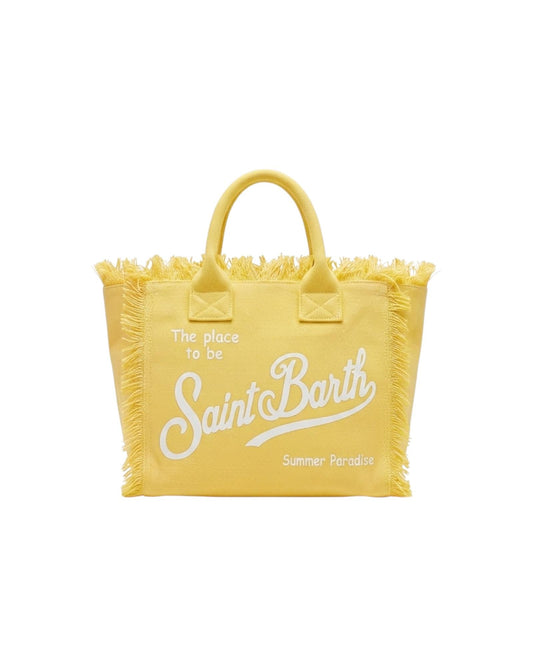 Borsa Colette in canvas Giallo COL0001 00766L MC2 SAINT BARTH 